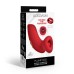 Plump Kiss Sucking and Vibrating Clitoral Stimulator - Red Plump Kiss Sucking and Vibrating Clitoral Stimulator - Red