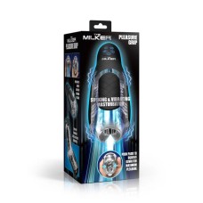 Pleasure Grip Sucking and Vibrating Masturbator - Black Pleasure Grip Sucking and Vibrating Masturbator - Black