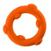Spinner Single Silicone Ring - Orange Silicone