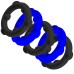 Gearheads 5 Pack Spinner Rings - Blue Black