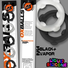 Gearheads 5 Pack Spinner Rings - Black Vapor Gearheads 5 Pack Spinner Rings - Black Vapor