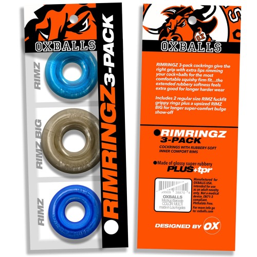 RimringzMulti Size 3 Pack- Cool Blues RimringzMulti Size 3 Pack- Cool Blues