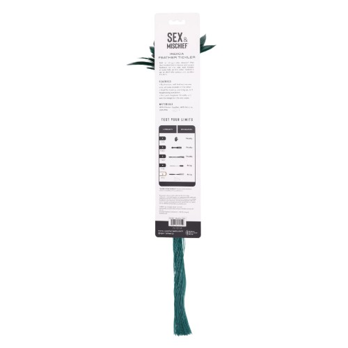 Indica Feather Tickler - Green Indica Feather Tickler - Green