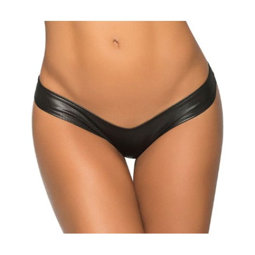 Wet Flattering Mini Srunchy Panty - Medium/large - Wet Black Wet Flattering Mini Srunchy Panty - Medium/large - Wet Black