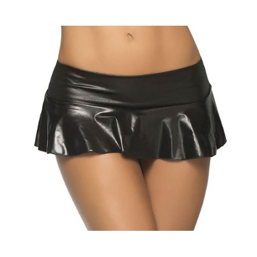 Wet Ruffle Skirt - Small/medium - Wet Black Wet Ruffle Skirt - Small/medium - Wet Black