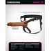 Fantasy X-Tensions Elite 9" Silicone Hollow Strap on - Brown Fantasy X-Tensions Elite 9" Silicone Hollow Strap on - Brown