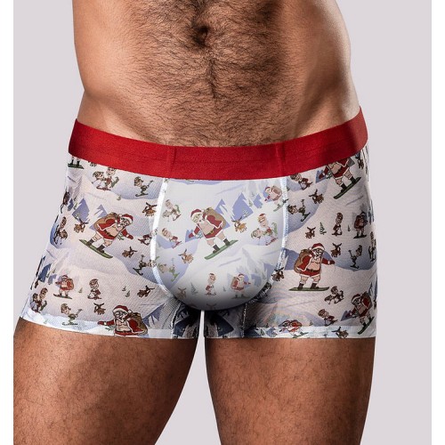 Christmas Trunks Seamless Sheer Short - Xlg Christmas Trunks Seamless Sheer Short - Xlg