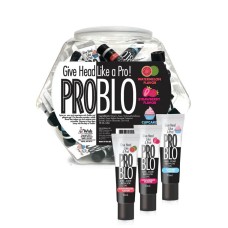 Pro Blo Oral Pleasure Gel Pop Display 66ct - 10ml Tubes: 3 Flavors Pro Blo Oral Pleasure Gel Pop Display 66ct - 10ml Tubes: 3 Flavors