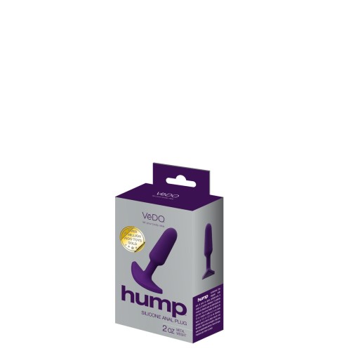 Hump Silicone Anal Plug - Purple Hump Silicone Anal Plug - Purple