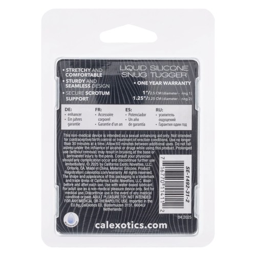 Alpha Liquid Silicone Snug Tugger - Black Alpha Liquid Silicone Snug Tugger - Black