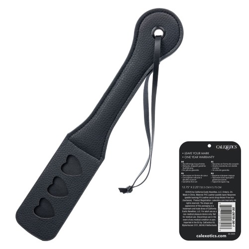 Nocturnal Collection Heart Throb Paddle - Black Nocturnal Collection Heart Throb Paddle - Black