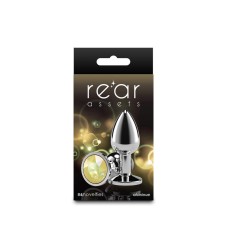 Rear Assets Silver Medium Yellow Gem