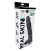Real Skin 12 Dual Layer Dildo - Dark Brown