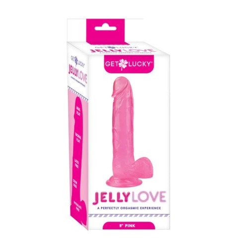 Jelly Love 9" Dildo - Pink Jelly Love 9" Dildo - Pink