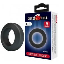 Brodan - Cockring Super Soft Silicone - Black