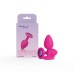 Gemma Purple Gem Pink Silicone Plug - Small