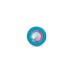 Gemma Clear Iridescent Gem Teal Silicone Plug - S