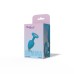 Gemma Clear Iridescent Gem Teal Silicone Plug - S