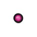 Gemma Pink Gem Black Silicone Plug - Small