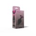 Gemma Pink Gem Black Silicone Plug - Large
