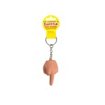 Super Fun Key Chain - Squishy Fu Finger - Sold in 6pk Super Fun Key Chain - Squishy Fu Finger - Sold in 6pk