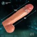 12" Cock Lock Dildo With Balls - Light 12" Cock Lock Dildo With Balls - Light