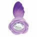 Goddess Remote Control Rotating Jewel Plug - Purple