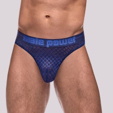 Diamond Mesh Thong - Navy - L/xl Diamond Mesh Thong - Navy - L/xl