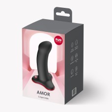 Amor G-Spot Dildo - Black Amor G-Spot Dildo - Black