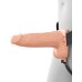 Fantasy X-Tensions Elite 6" Vibrating Hollow Silicone Strap-on - Light
