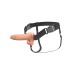 Fantasy X-Tensions Elite 6" Vibrating Hollow Silicone Strap-on - Light