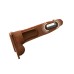 Fantasy X-Tensions Elite 7" Vibrating Hollow Silicone Strap-on - Brown