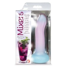 Mixers Blueberry Crush 8" Dildo - Pink Lavender Blue