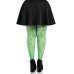 Clover Net Tights - 1x 2x - Green