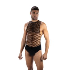 Envy Full Effect Fishnet 2 Piece Set Os - Black