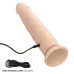Rechargeable Vibrating and Thrusting Silicone Studs - Ivory