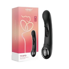 Tempo App-Controlled Tapping G-Spot Vibrator - Black