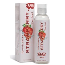 Wet Flavored Lubricant Sexy Strawberry 3.1oz