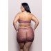 Focus on Me Cut-Out Halter Dress - Queen - Purple Wisteria