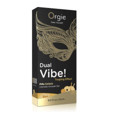 Dual Vibe Pina Colada Kissable Liquid Vibrator - 15ml