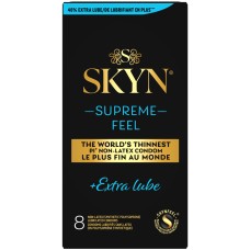 Skyn Supreme Feel Extra Lube Condoms 8pk