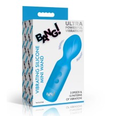 18x Vibrating Silicone Mini Wand - Blue