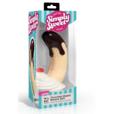 Chocolate Dipped Banana Split Premium Silicone Dildo
