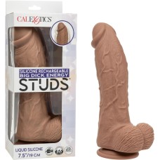 Silicone Rechargeable Big Dick Energy Studs - Brown