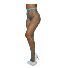 Pantyhose Fence Net - Os - Neon Blue