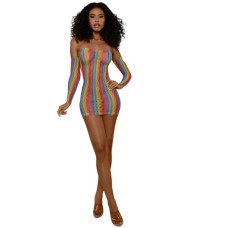Rainbow Mini With Arm Warmers - Os - Rainbow
