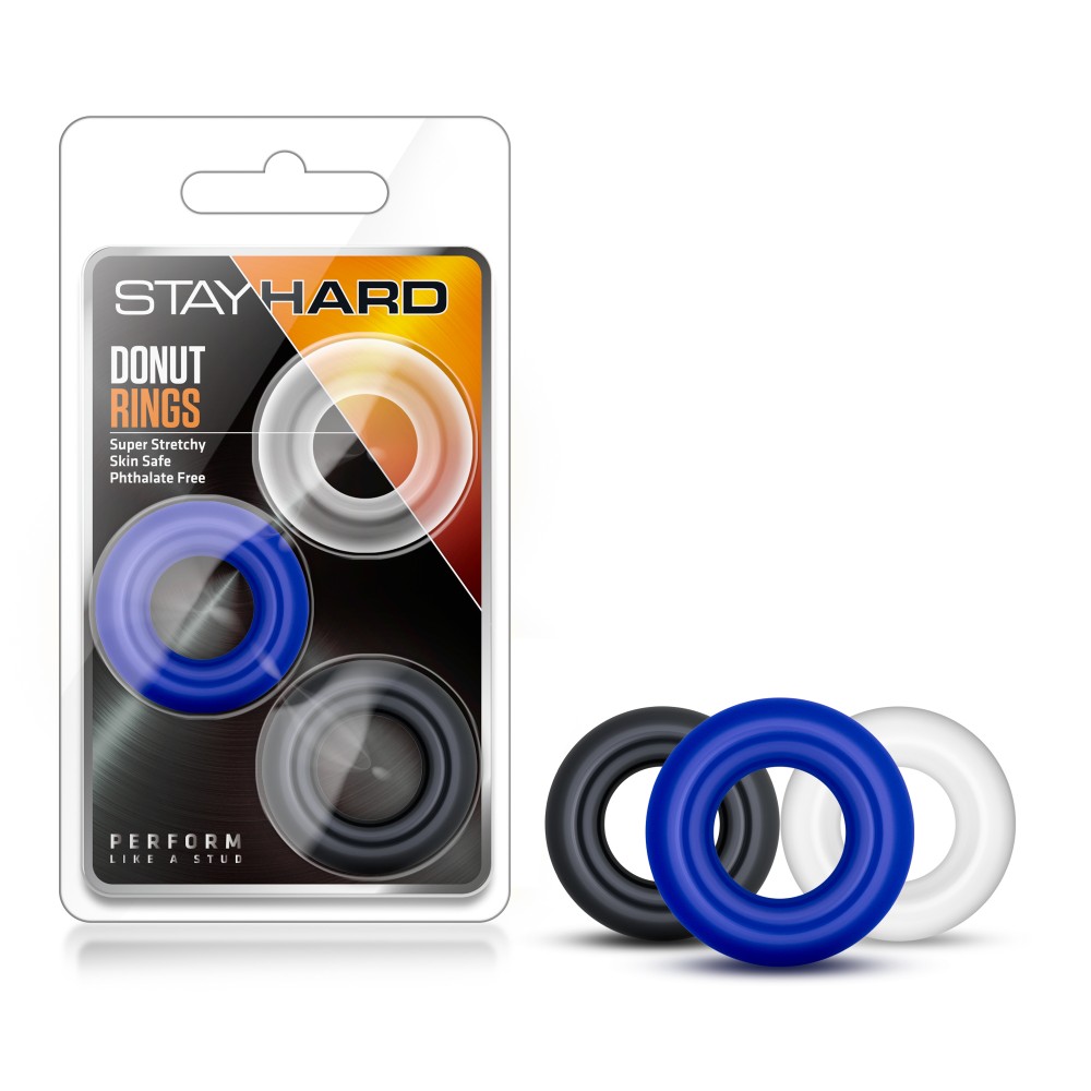 Stay Hard Donut Rings - 3 Pack Stay Hard Donut Rings - 3 Pack