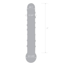 Callisto Clear Glass Dildo Callisto Clear Glass Dildo