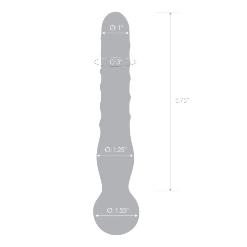 Joystick Clear Glass Dildo Joystick Clear Glass Dildo