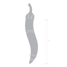 Glas Naturals Chili Pepper Dildo Glas Naturals Chili Pepper Dildo